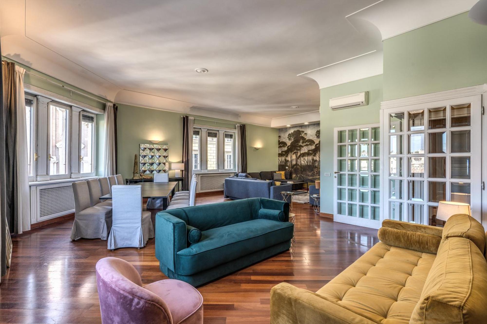 Downtown Srl - Imperial Panorama Penthouse Apartment Rome Exterior photo